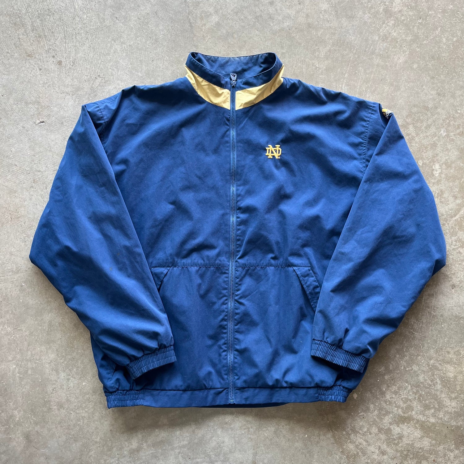 XL 00s Notre Dame Adidas Jacket