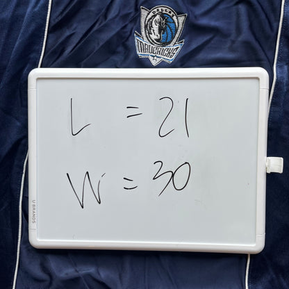 L 00s Mavs Warm Up Jersey