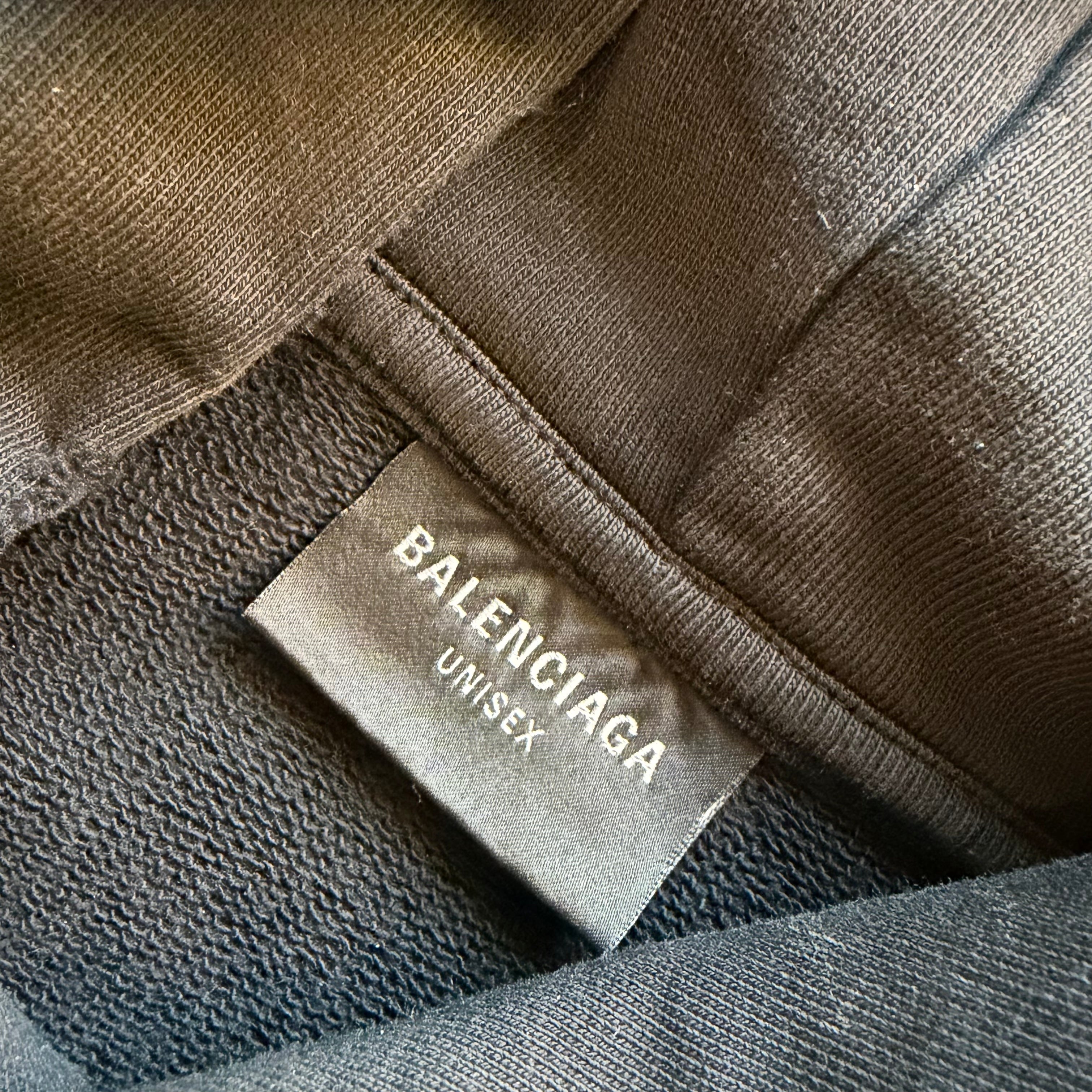 M Brand New Balenciaga Paris Moon Hoodie