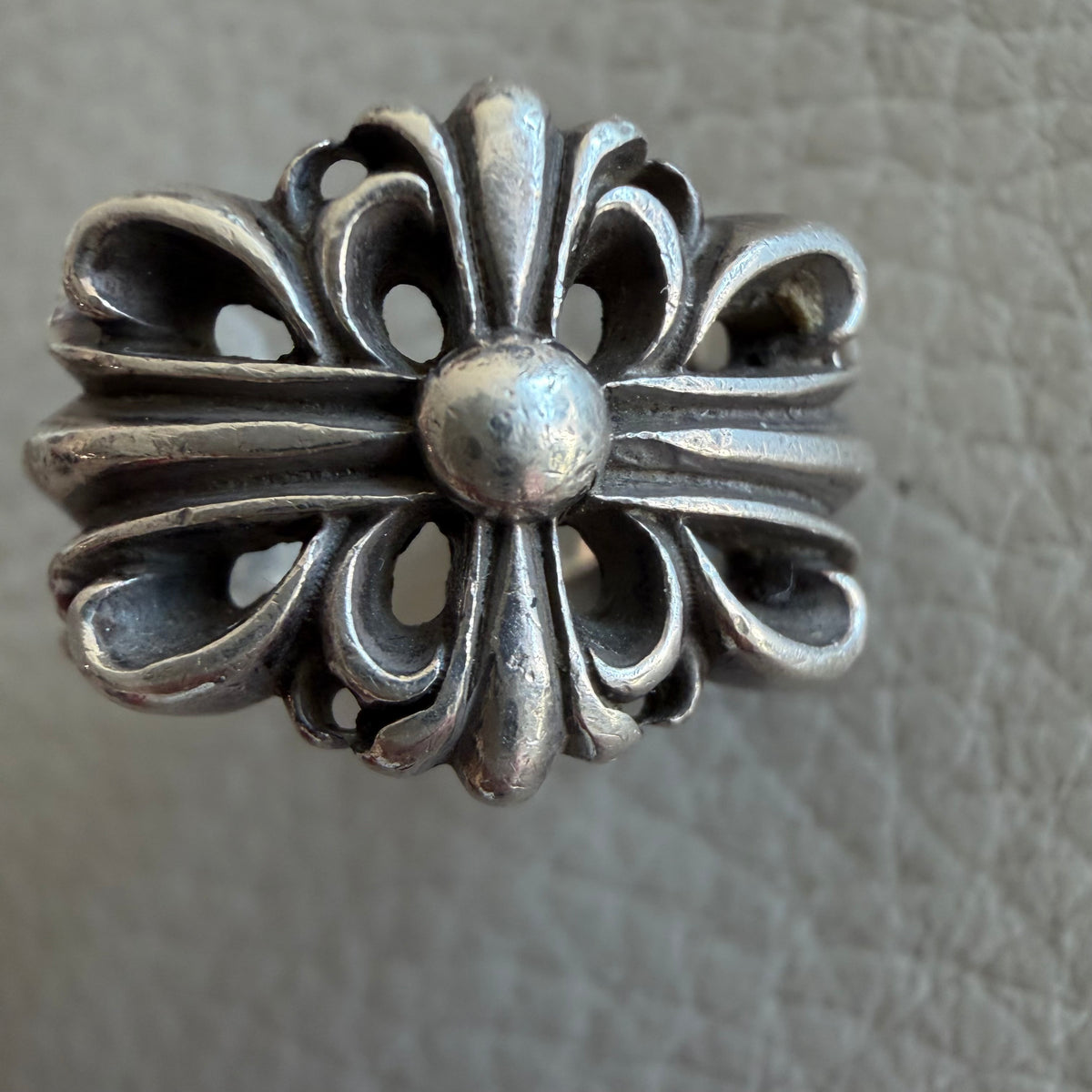 6.5 Chrome Hearts Open Floral Ring