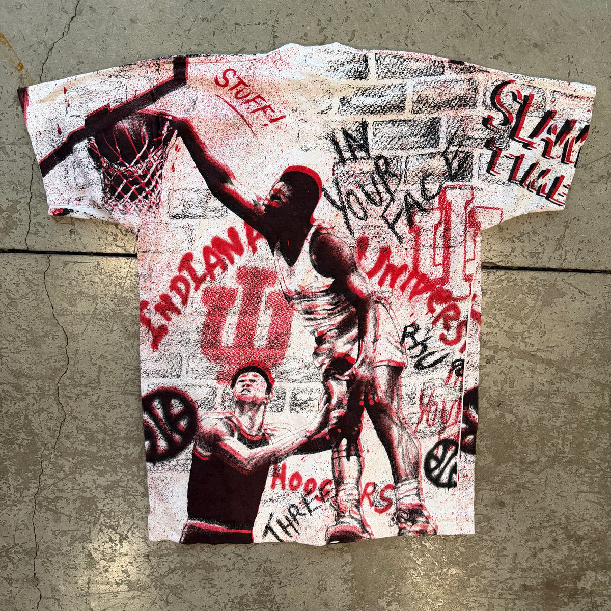 L 90s Indiana AOP Tee