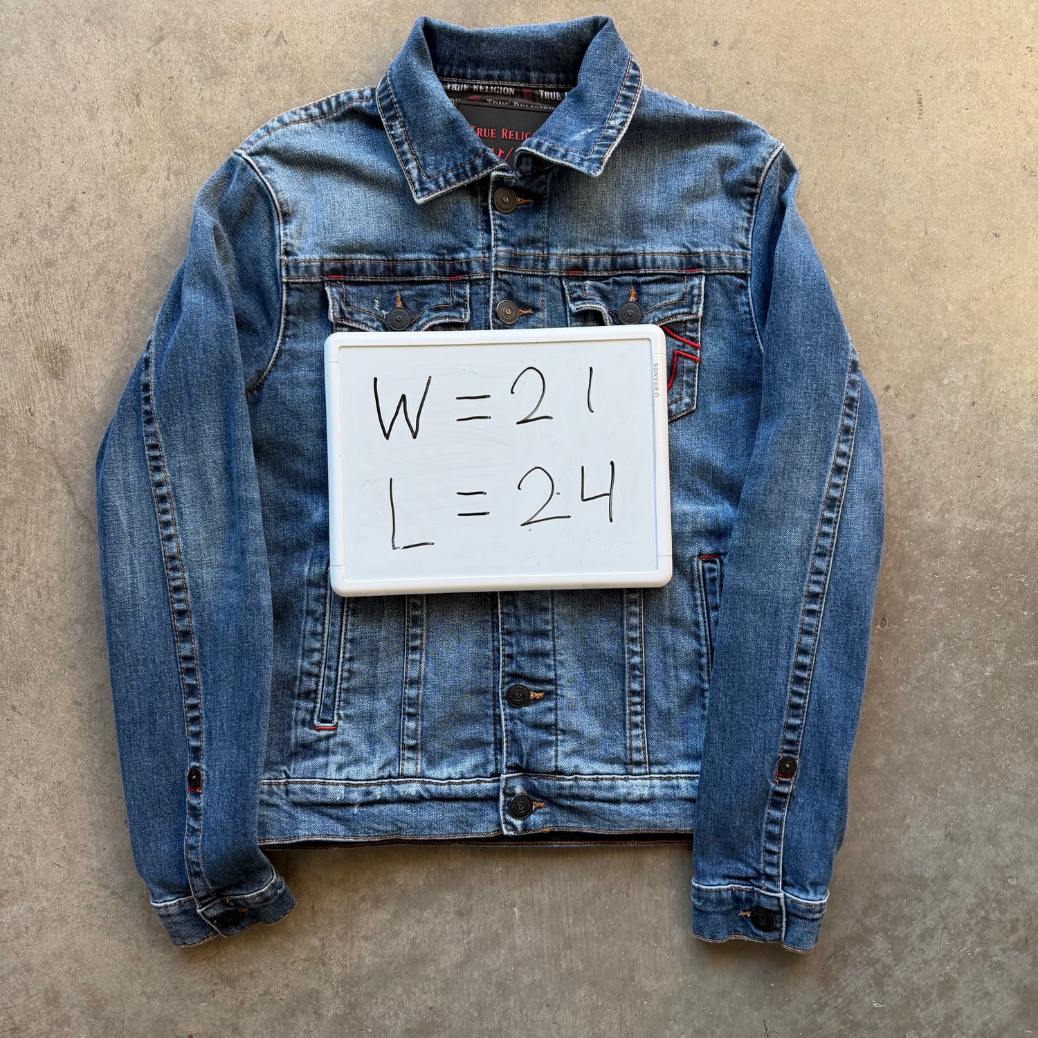 M True Religion Manchester United Denim Jacket