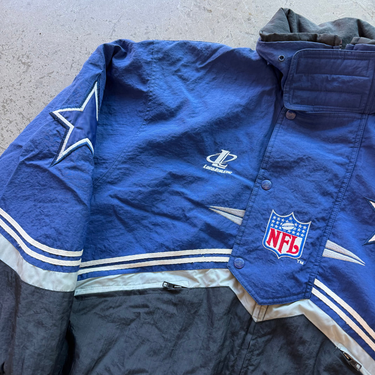 L 90s NFL Pro Line Cowboys Jacket