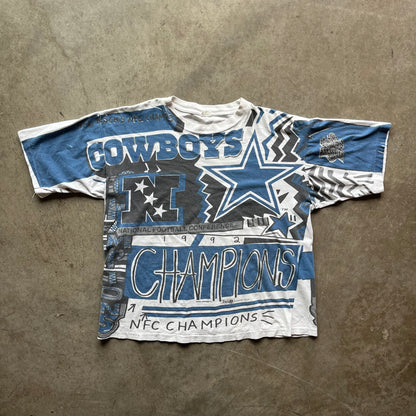 XXL 92 All over print Cowboys Tee