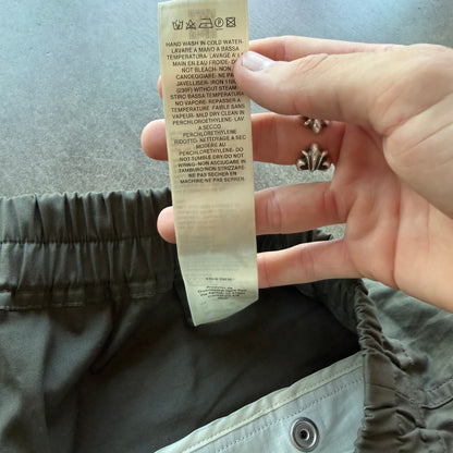 XL Rick Owens Cargobela Shorts Green