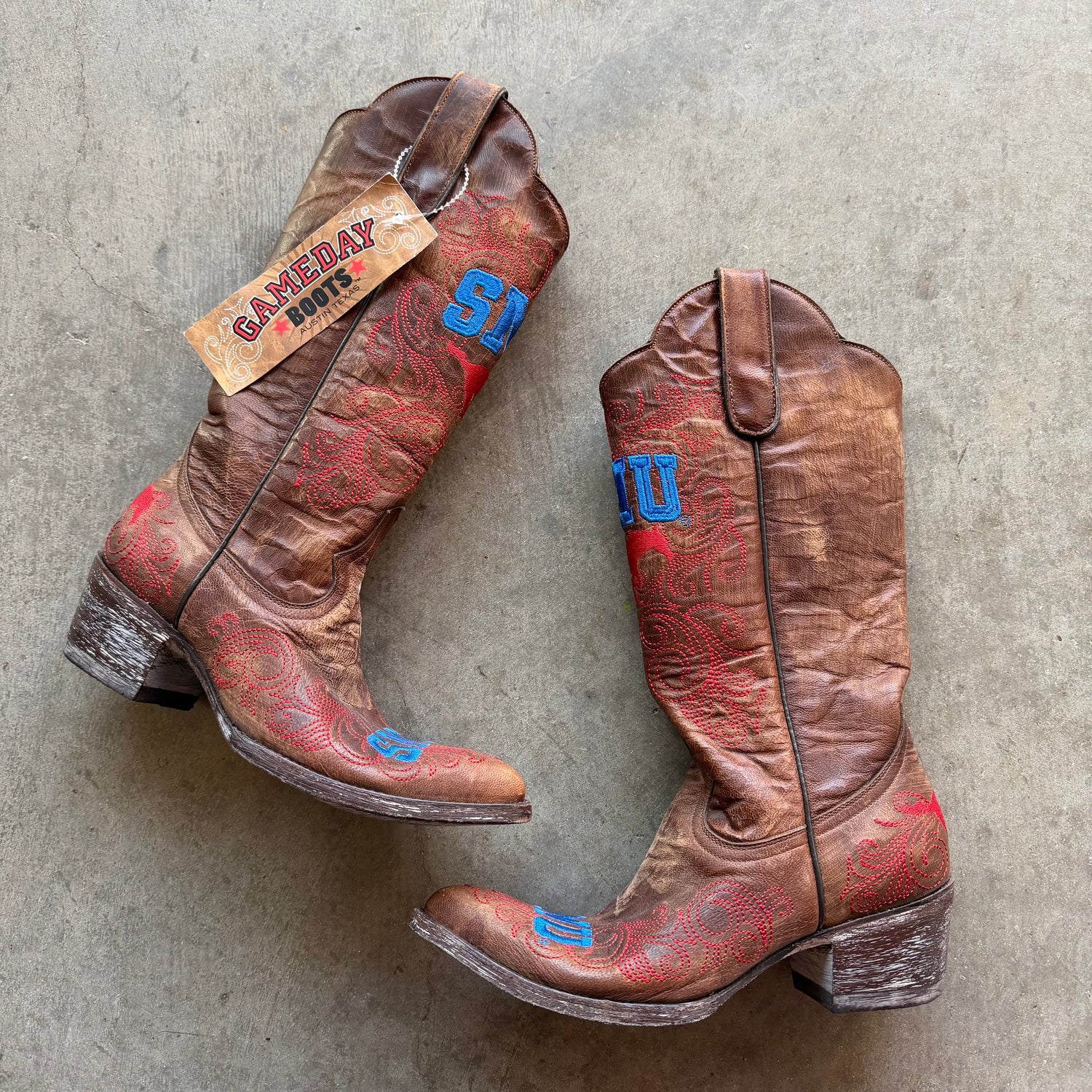 5w 00s SMU Gameday Cowboy Boots