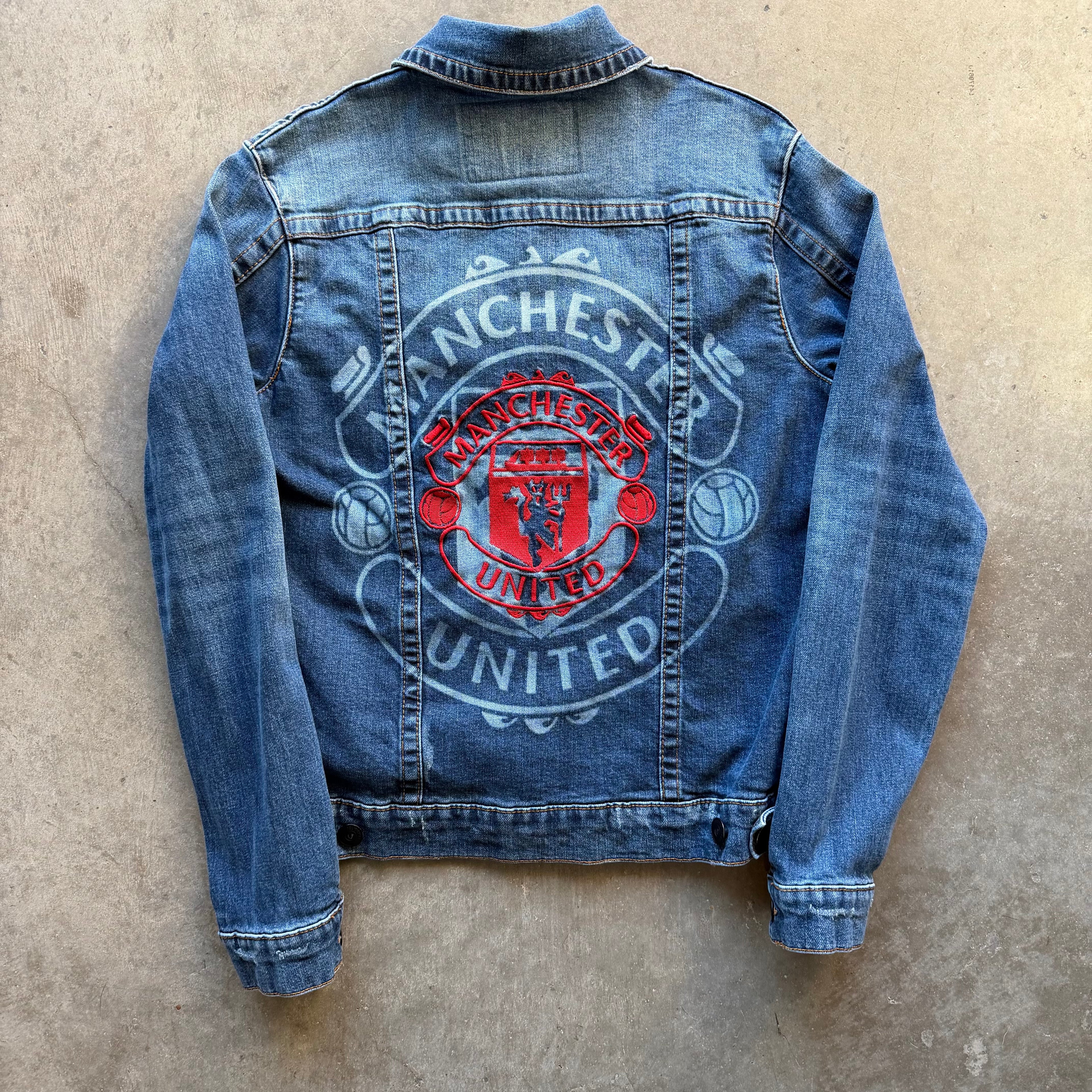 M True Religion Manchester United Denim Jacket