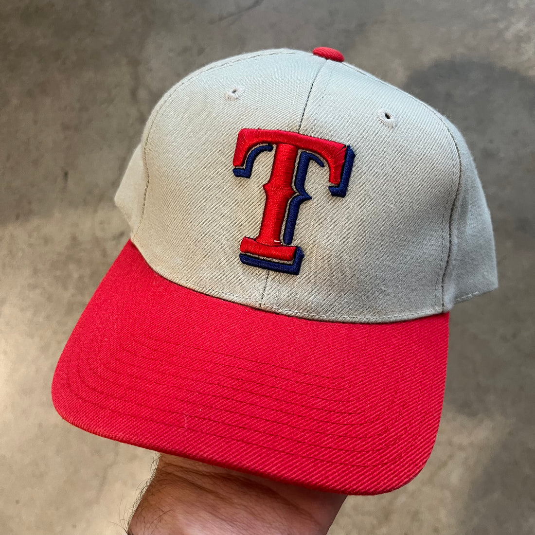 90s Beige Rangers Strapback