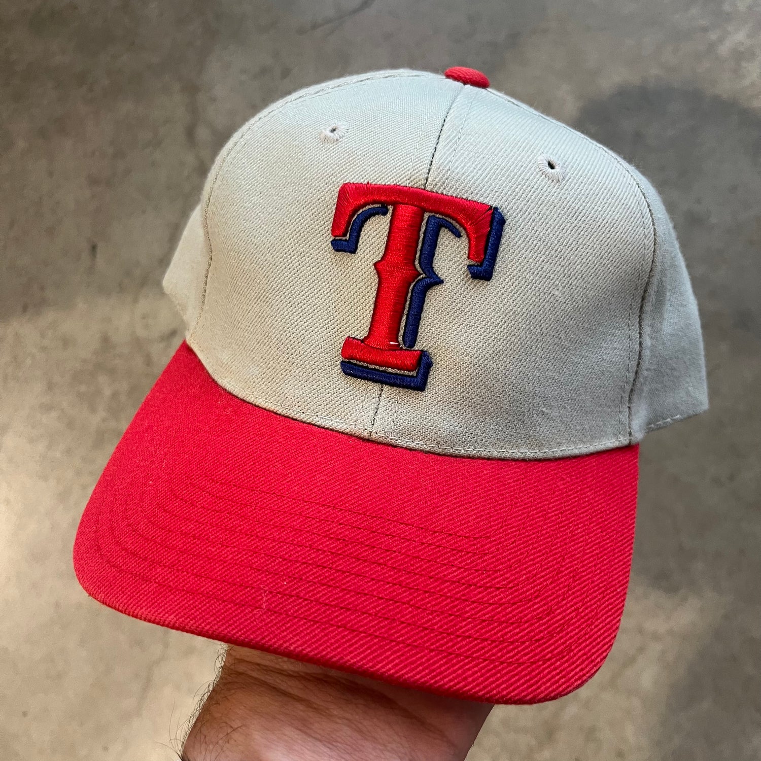 90s Beige Rangers Strapback