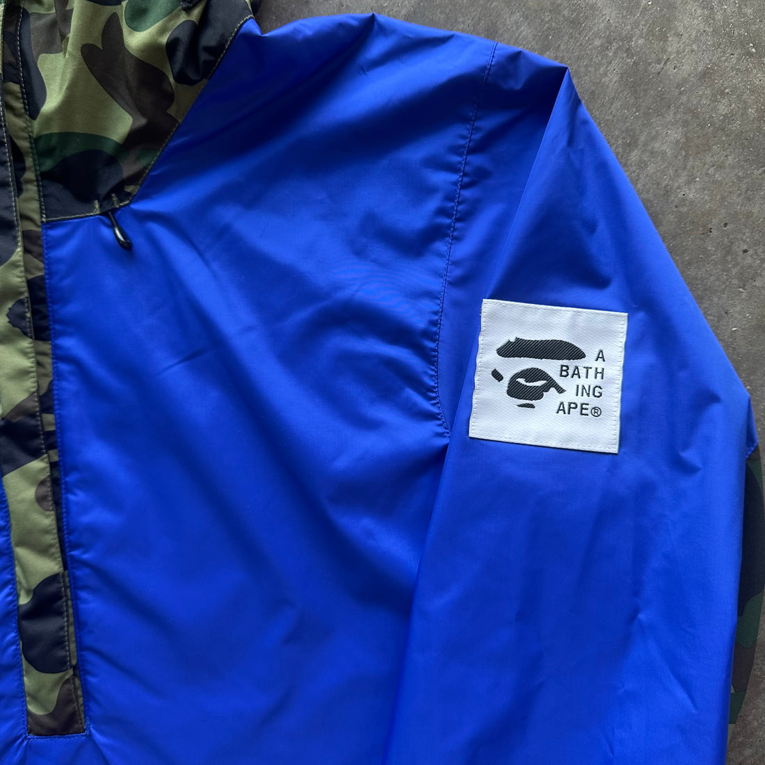 L Bape WGM Tigershark Anorak Hoodie
