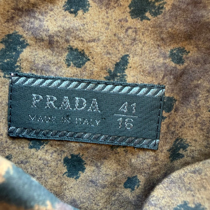 L Prada Cheetah Print Button Up