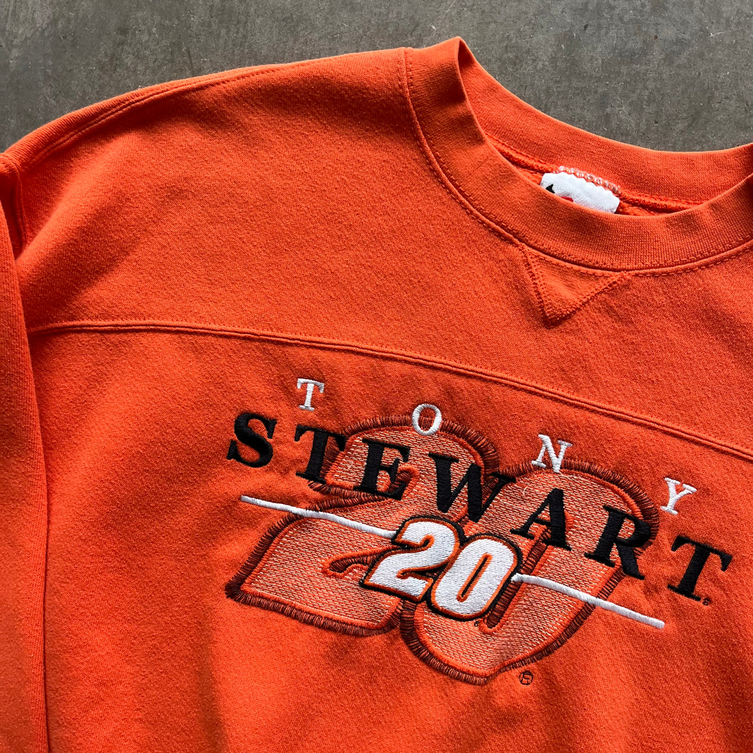 L 90s Tony Stewart Crewneck