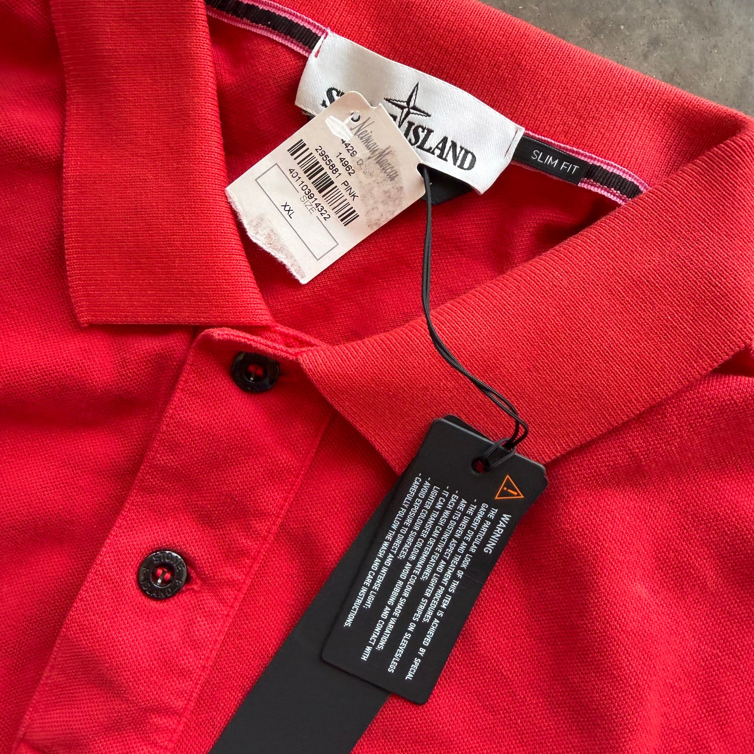 XL Stone Island Polo Red