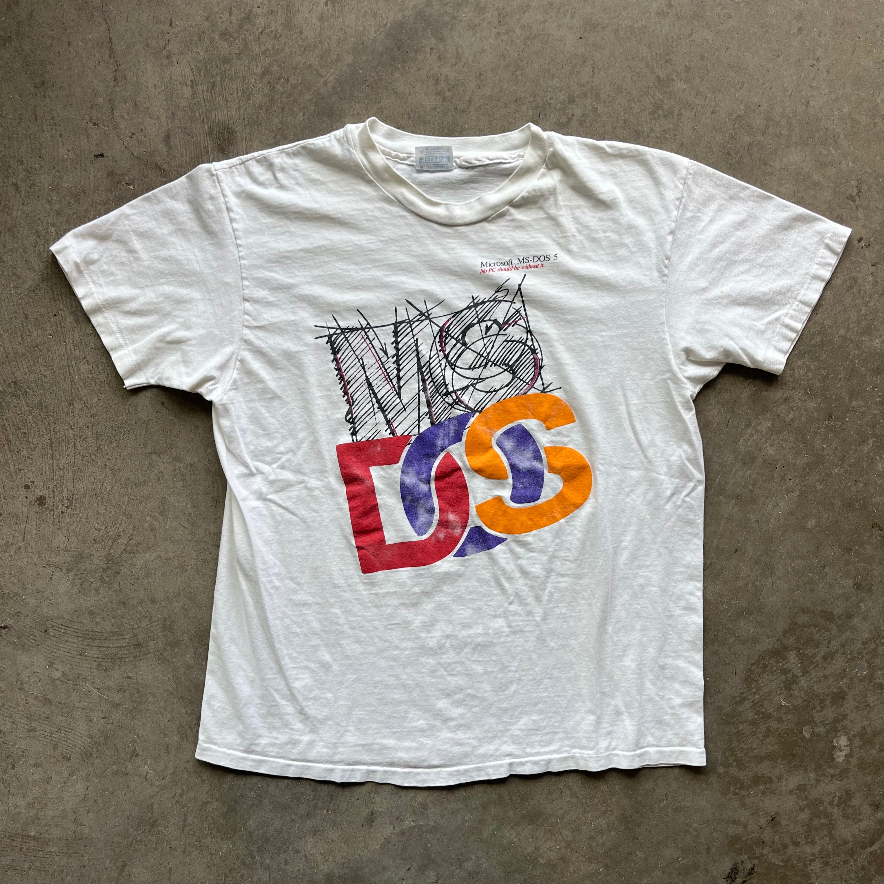 XL 80s Microsoft DOS Tee