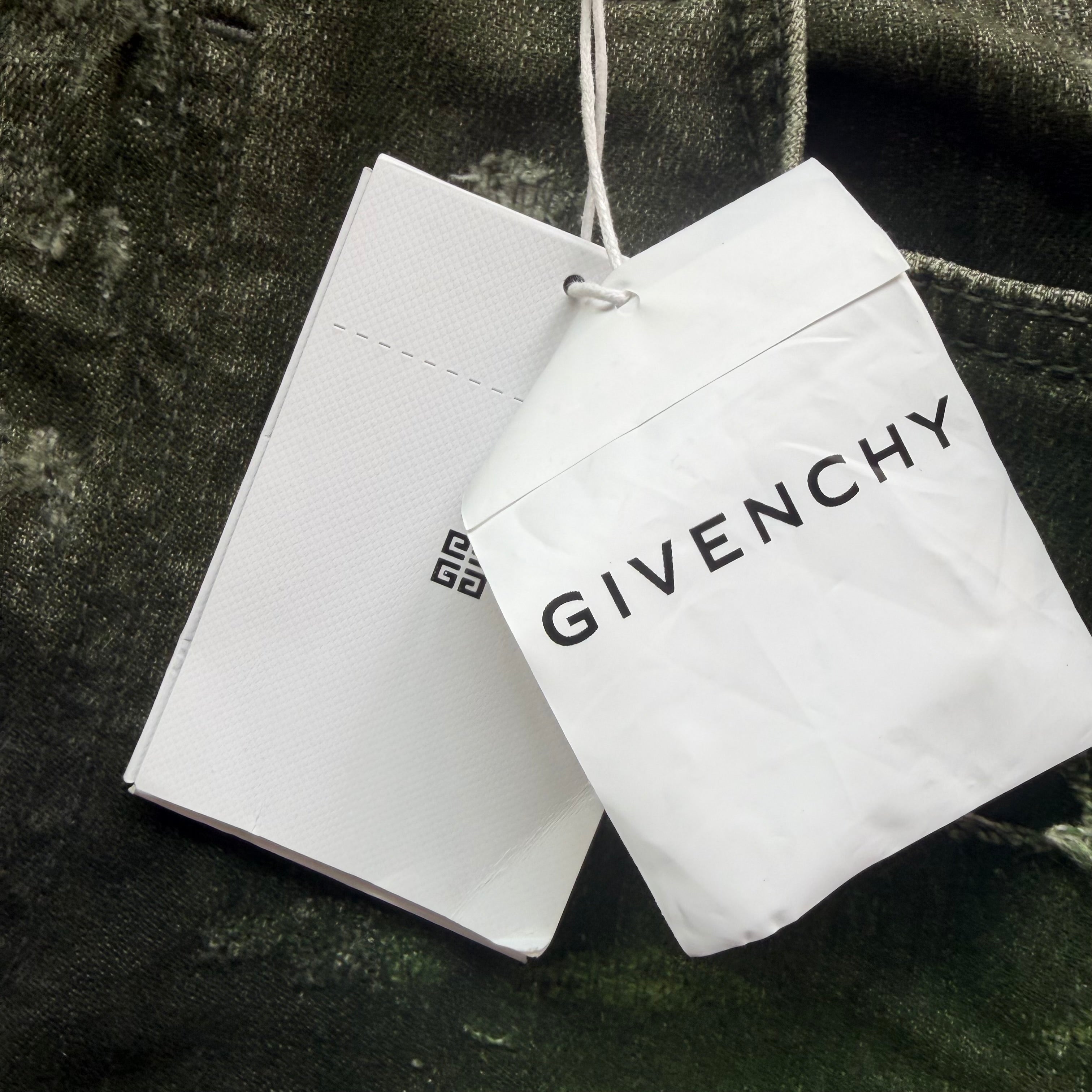 37x34 Givenchy Slim Fit Tapered Distressed Tie Dye Jeans