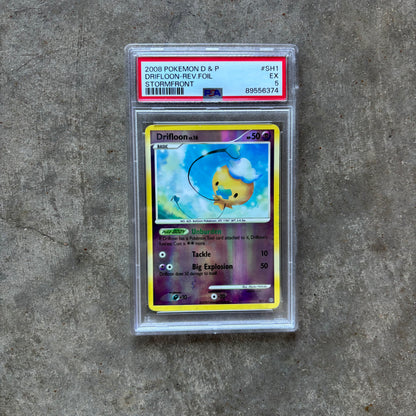Shiny Drifloon Reverse Holographic 2008 Stormfront PSA 5