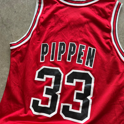 L 90s Pippen Bulls Jersey