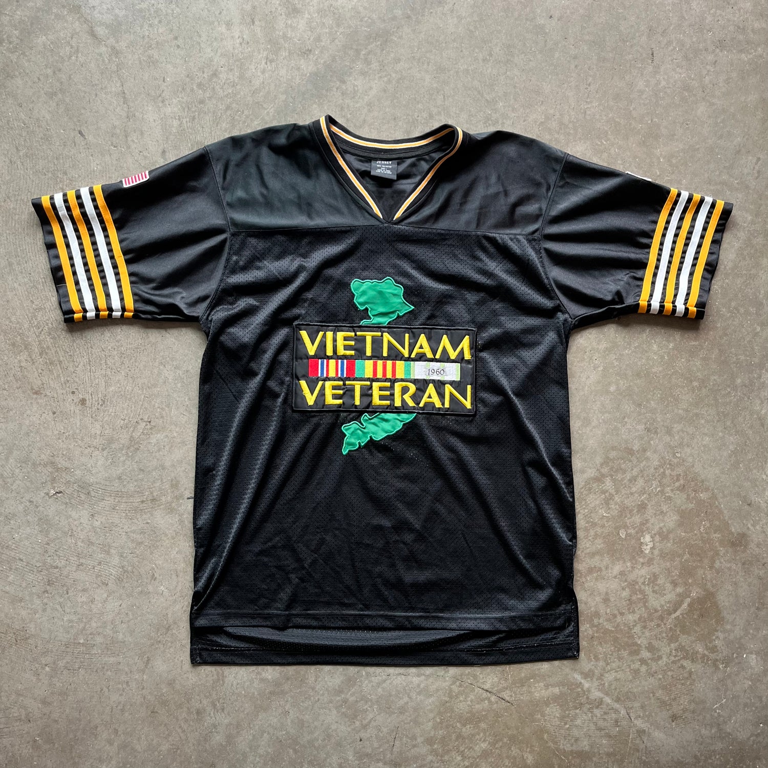 L Vietnam Veteran Football Jersey