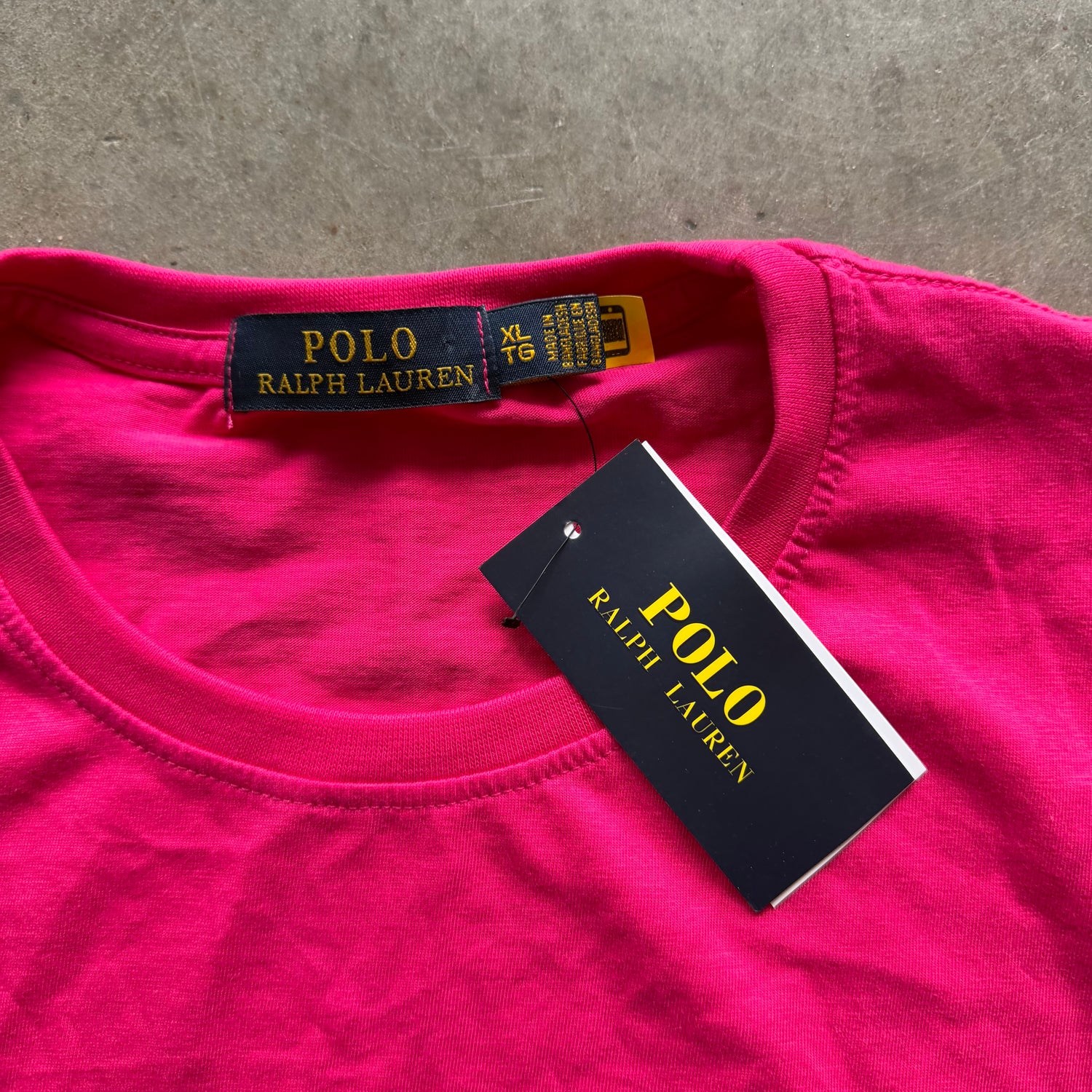 XL Pink Polo Tee