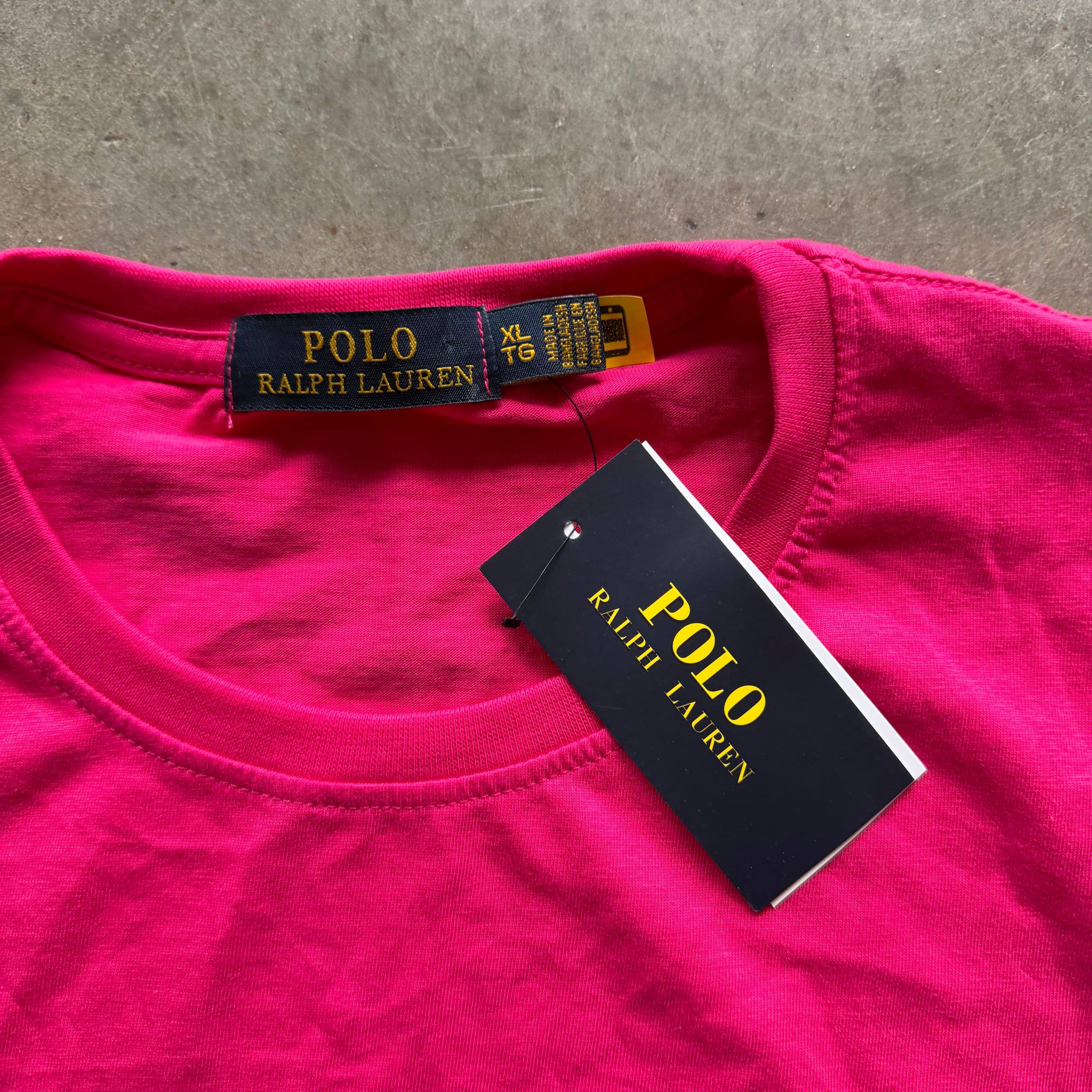 XL Pink Polo Tee