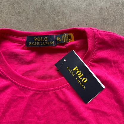 XL Pink Polo Tee