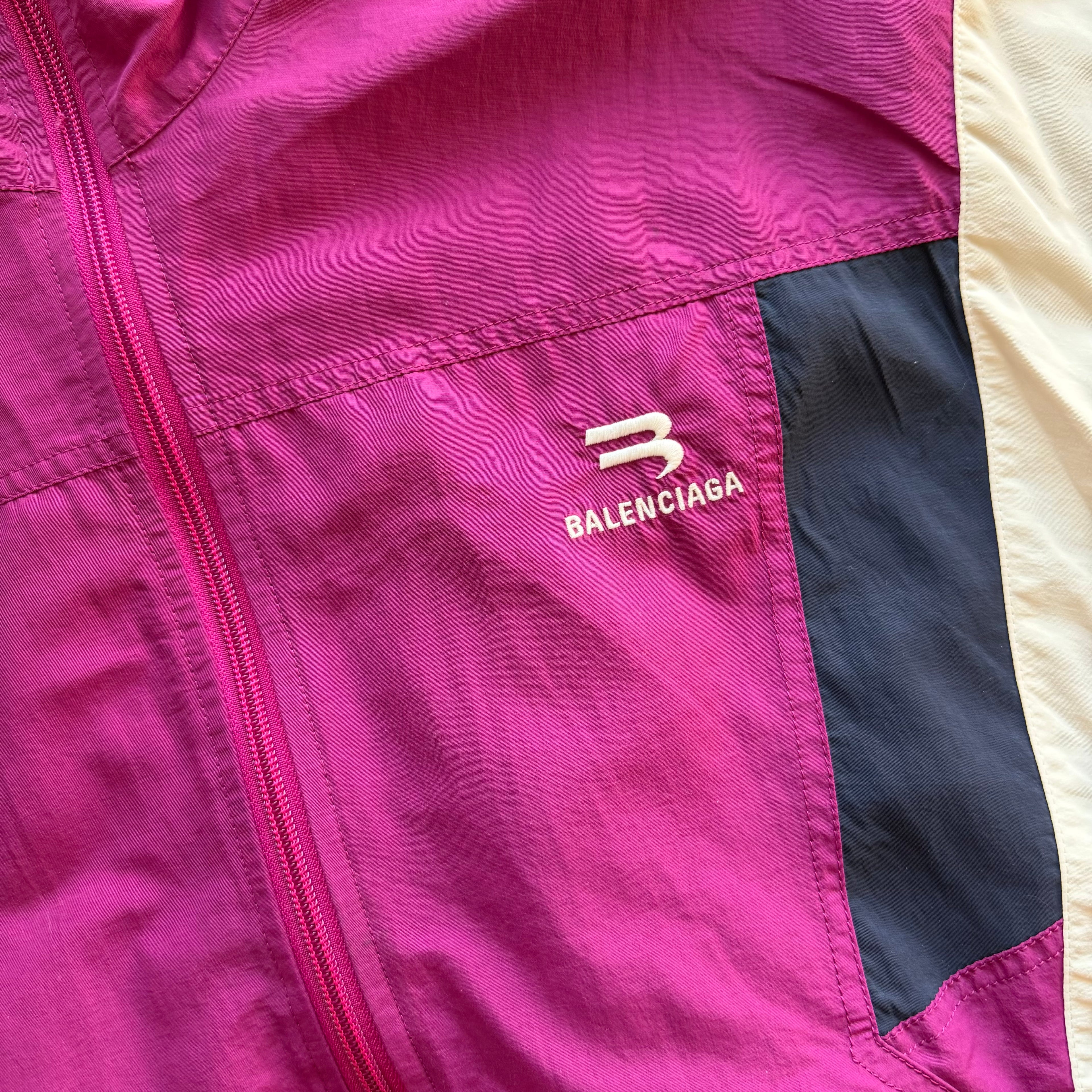 XL Balenciaga Sporty B Track Jacket Pink