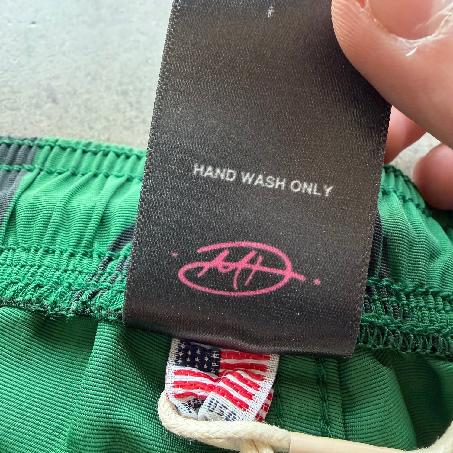 XL Matty Boy Anti Promo 99 Eyes Nylon Shorts Green