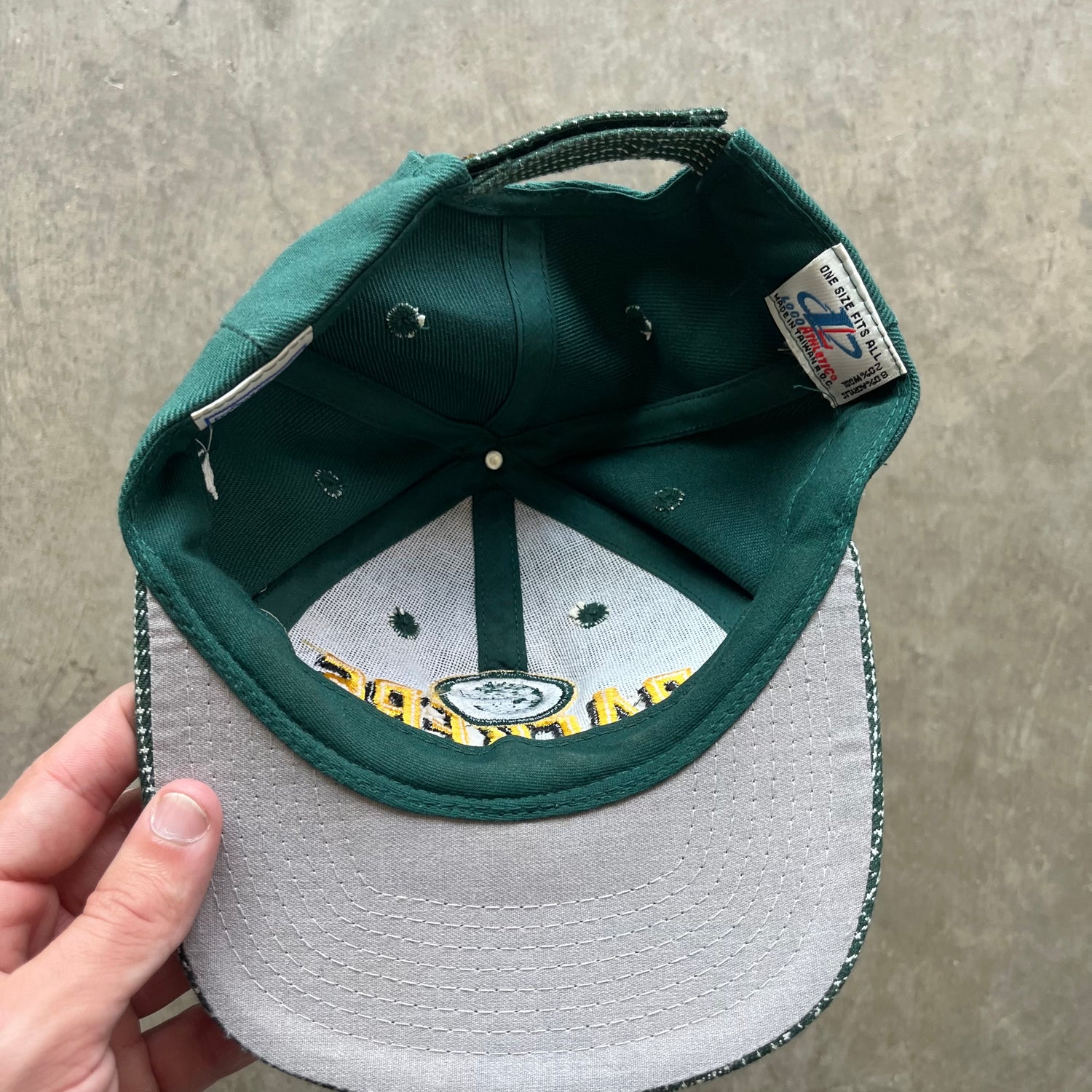 1990s Logo Athletics Packers Velcro Hat