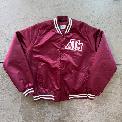 XL 90s Texas A&amp;M Chalkline Bomber Jacket
