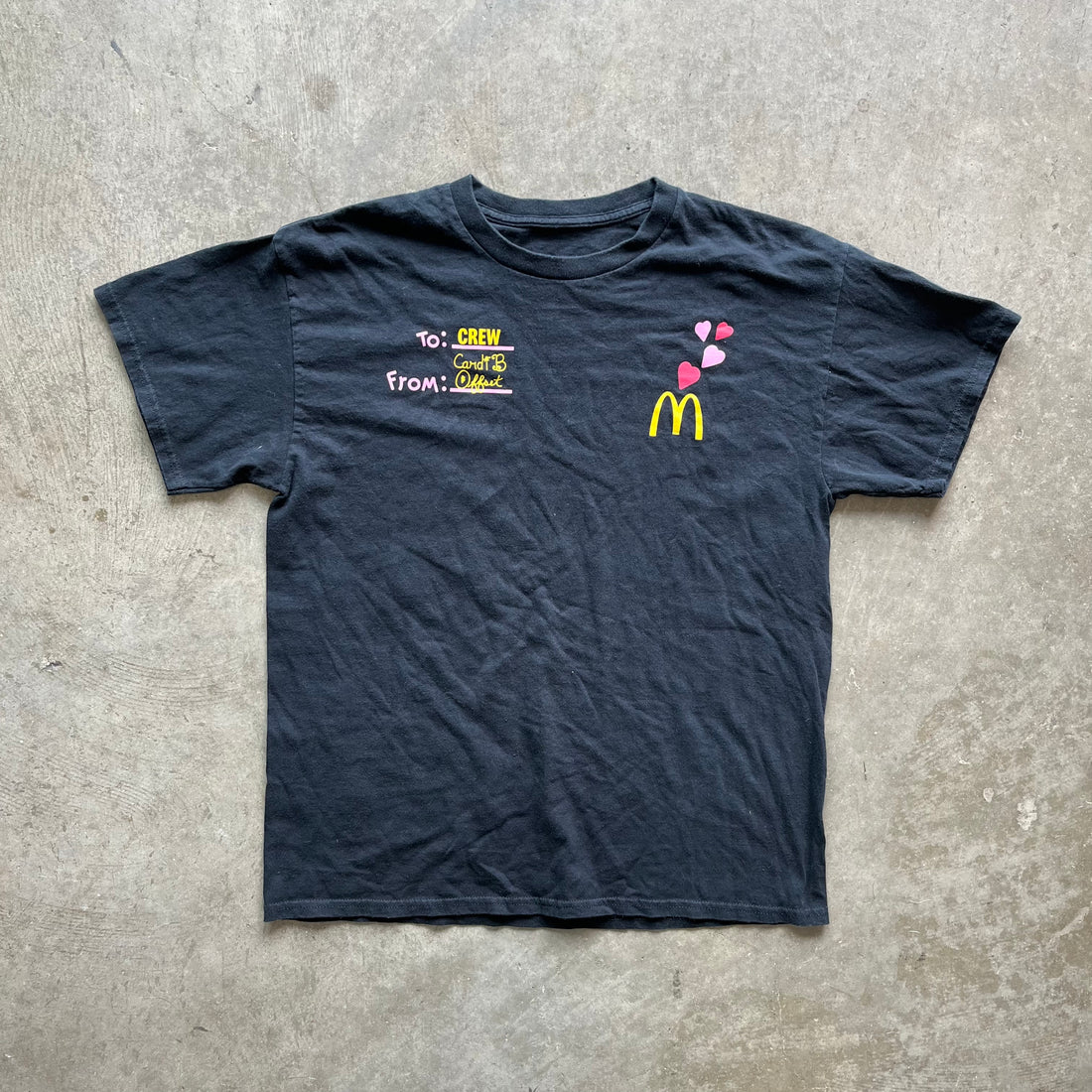 M McDonald’s Cardi B Offset Tee