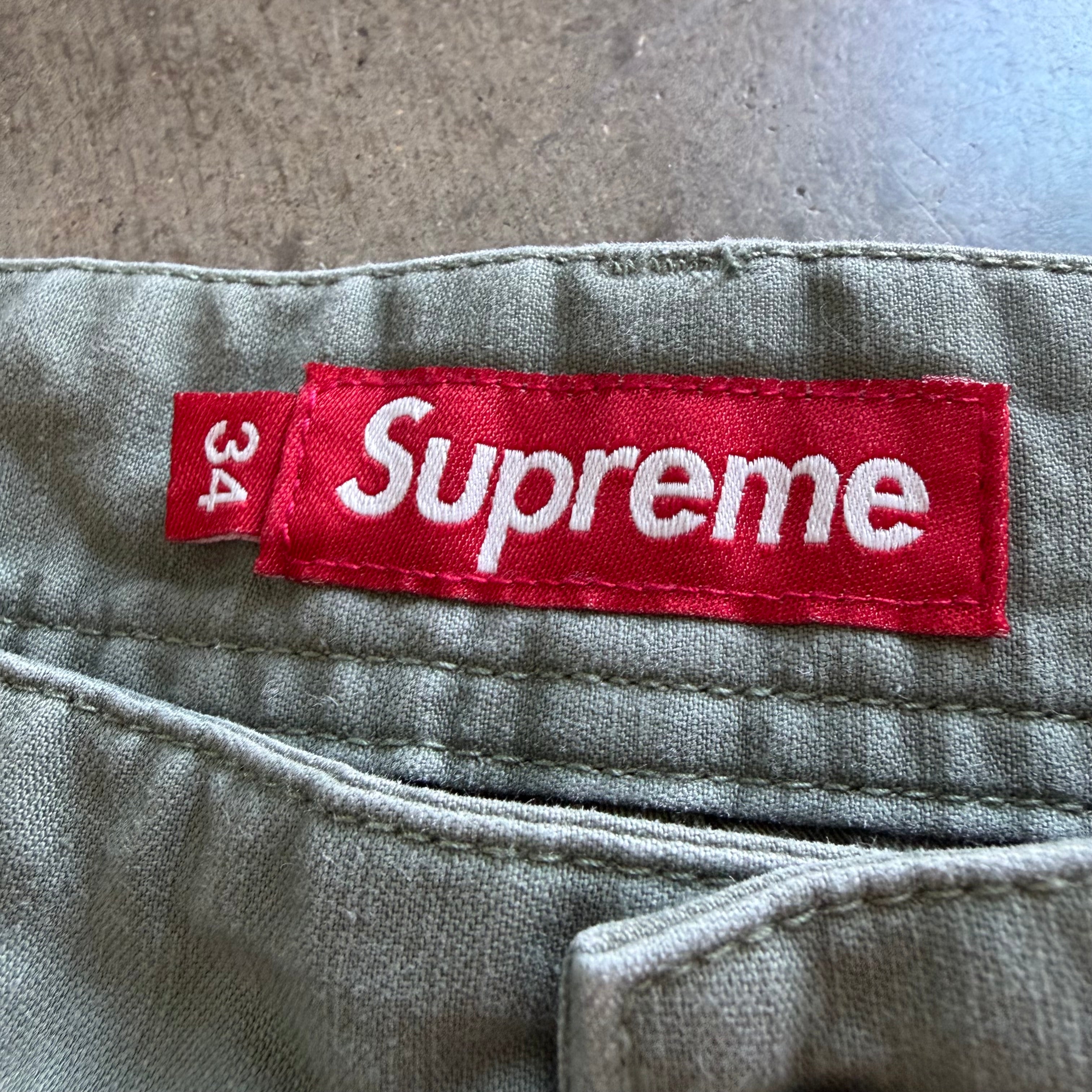 34x29 Supreme Olive Cargos