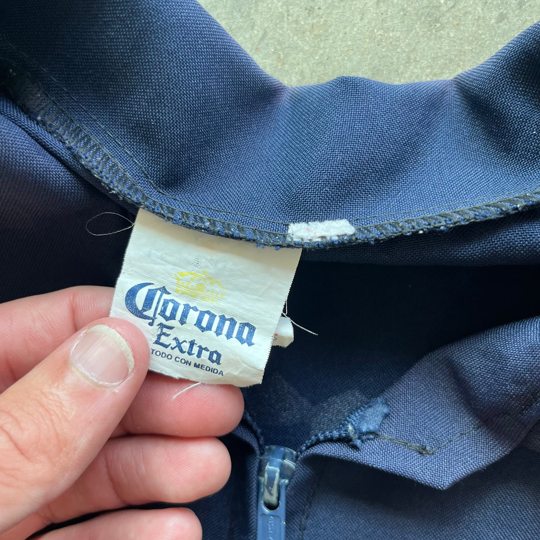 XL Corona Futbol Full Zip Polo