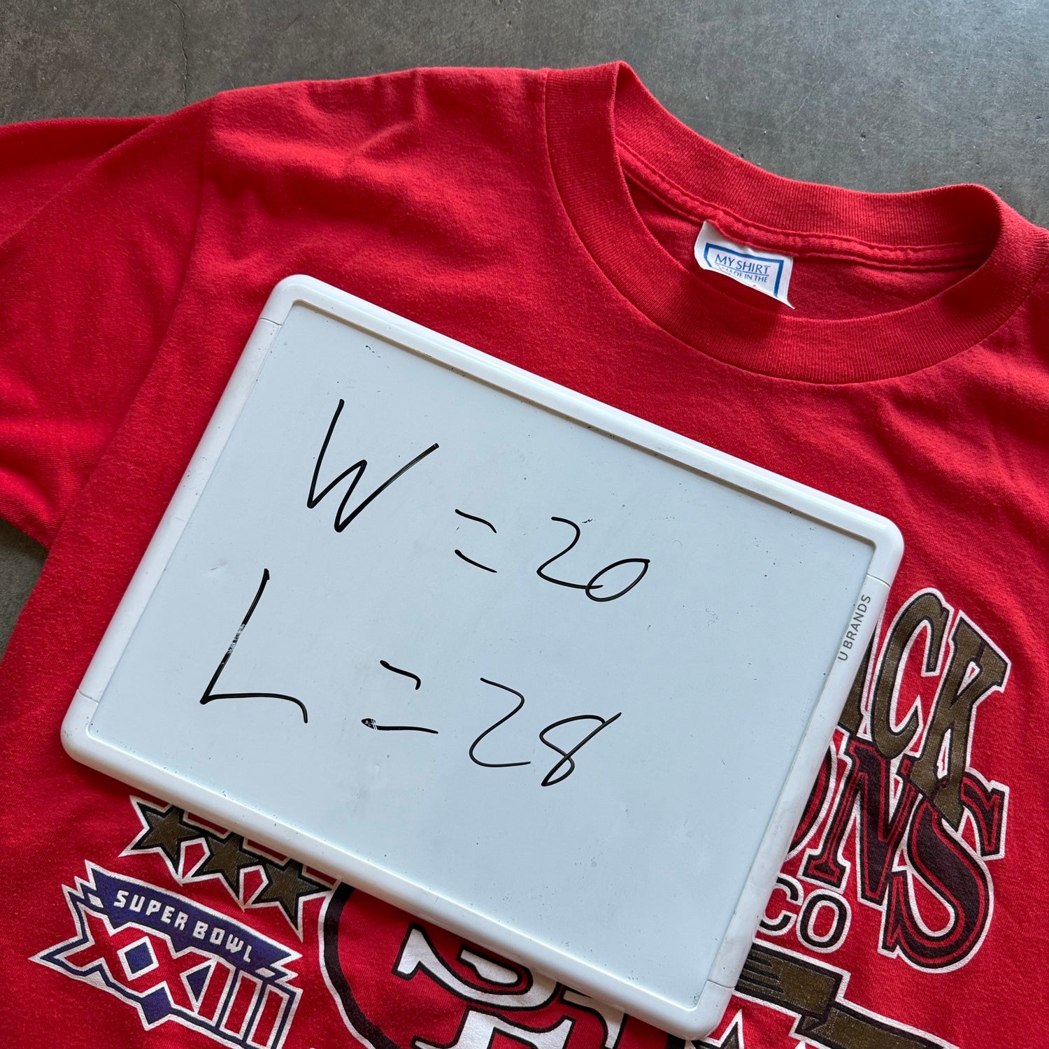 L 90 49ers Super Bowl Tee