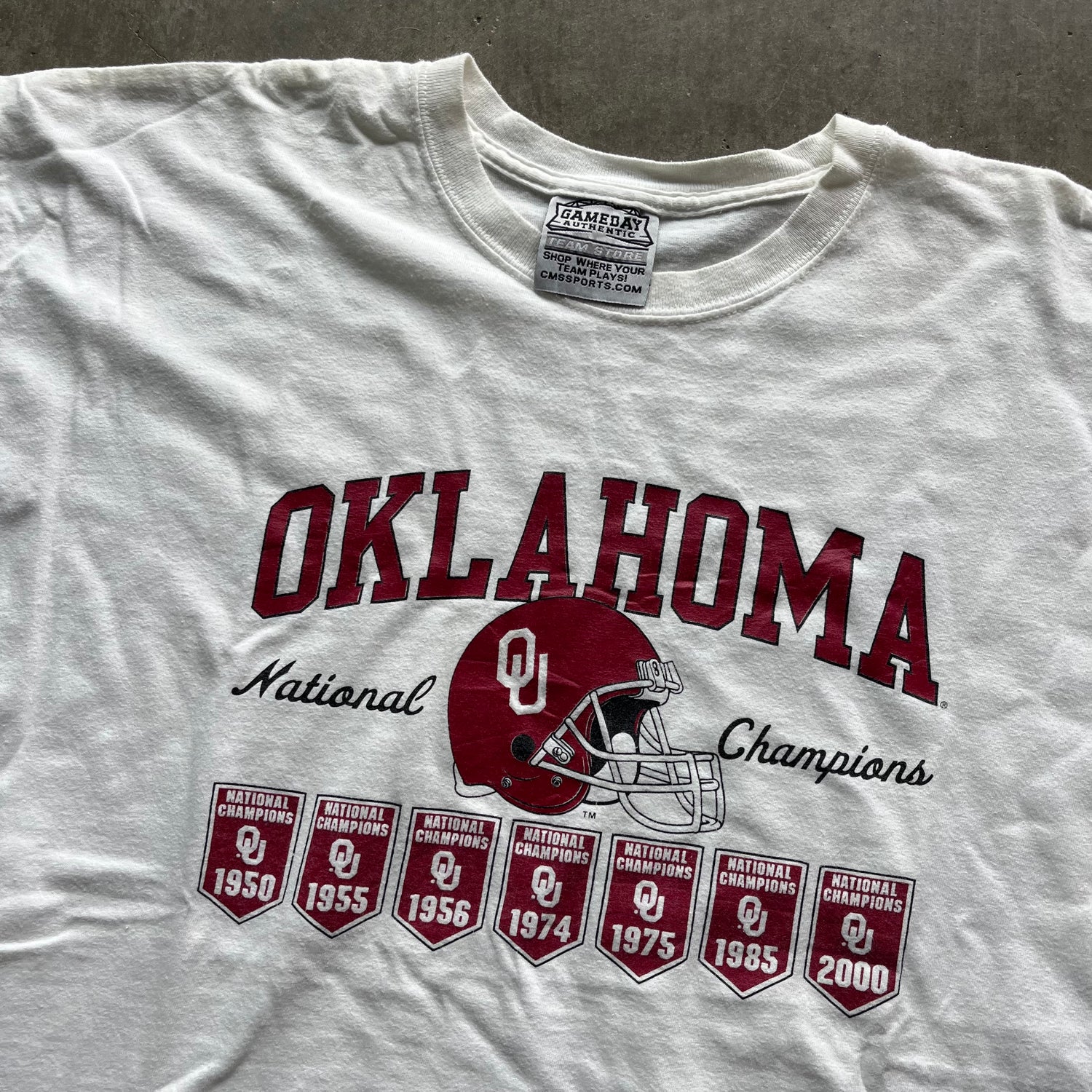 XL 00s Oklahoma Sooners Tee