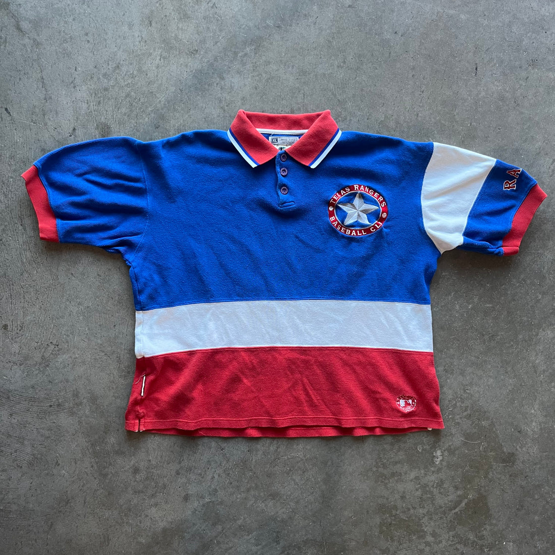 XL 90s Texas Rangers Polo