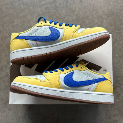 11.5w Used Travis Scott Jordan 1 Low Canary