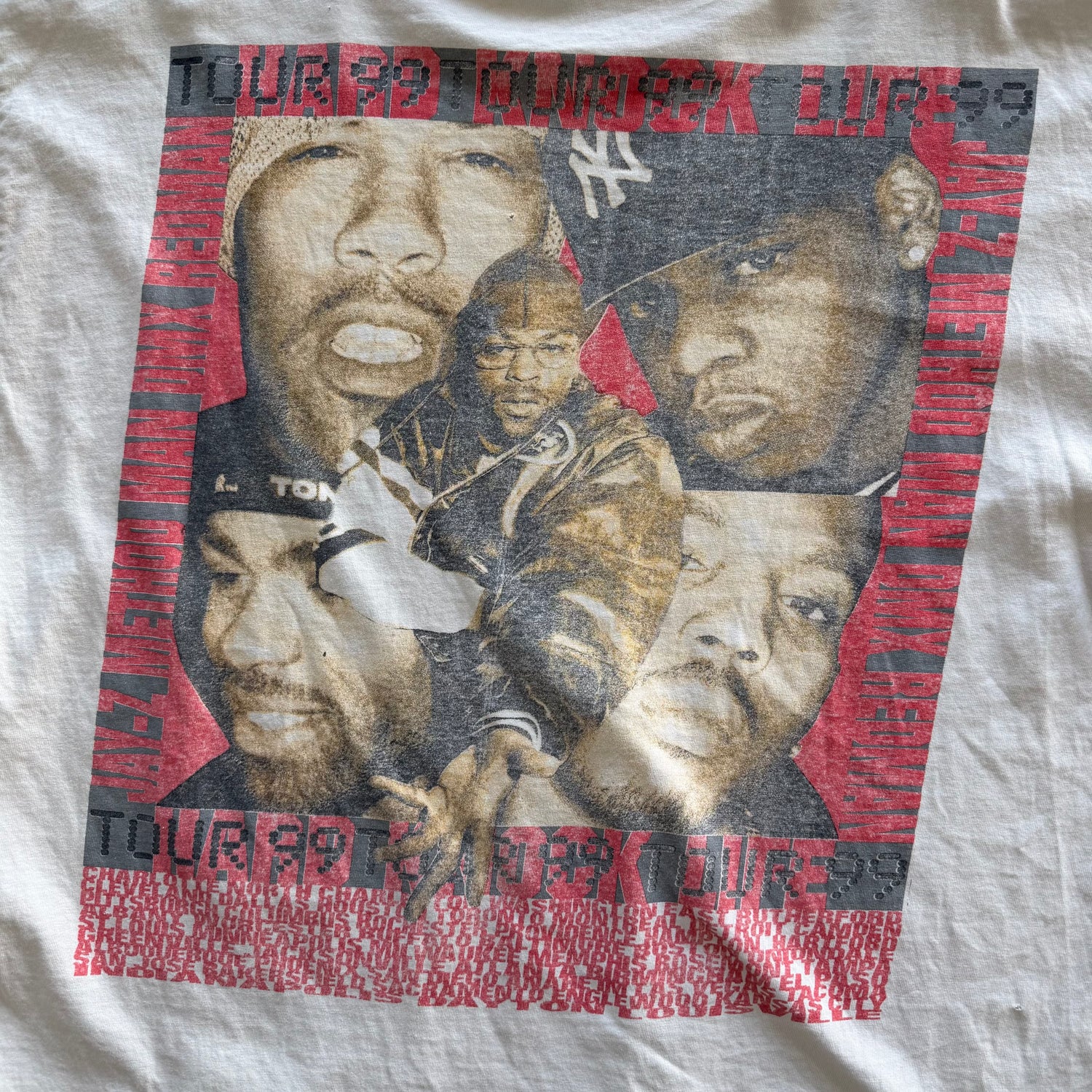 XL Jay Z DMX Hard Knocks Rap Tee