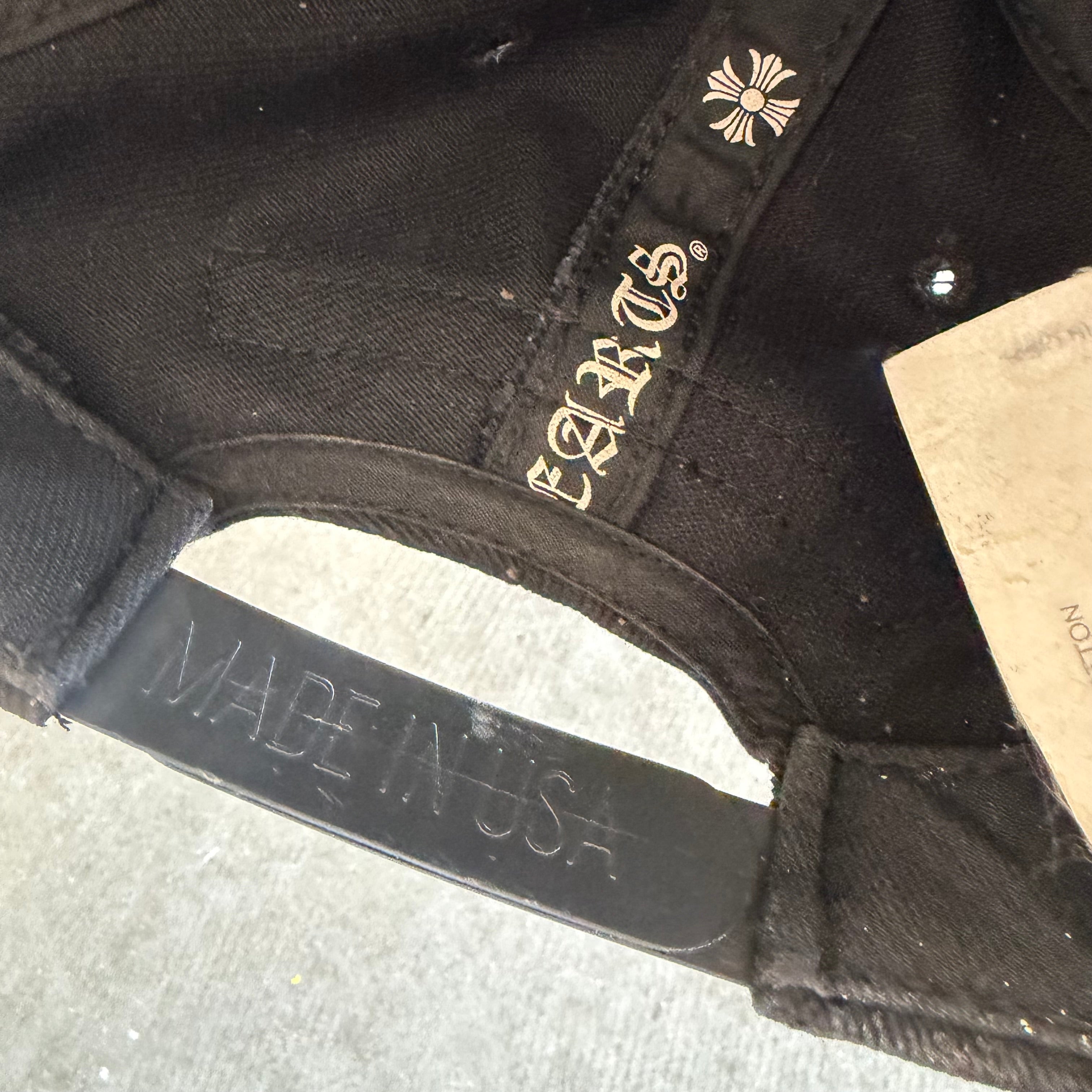 Chrome Hearts Eyechart Hat Black