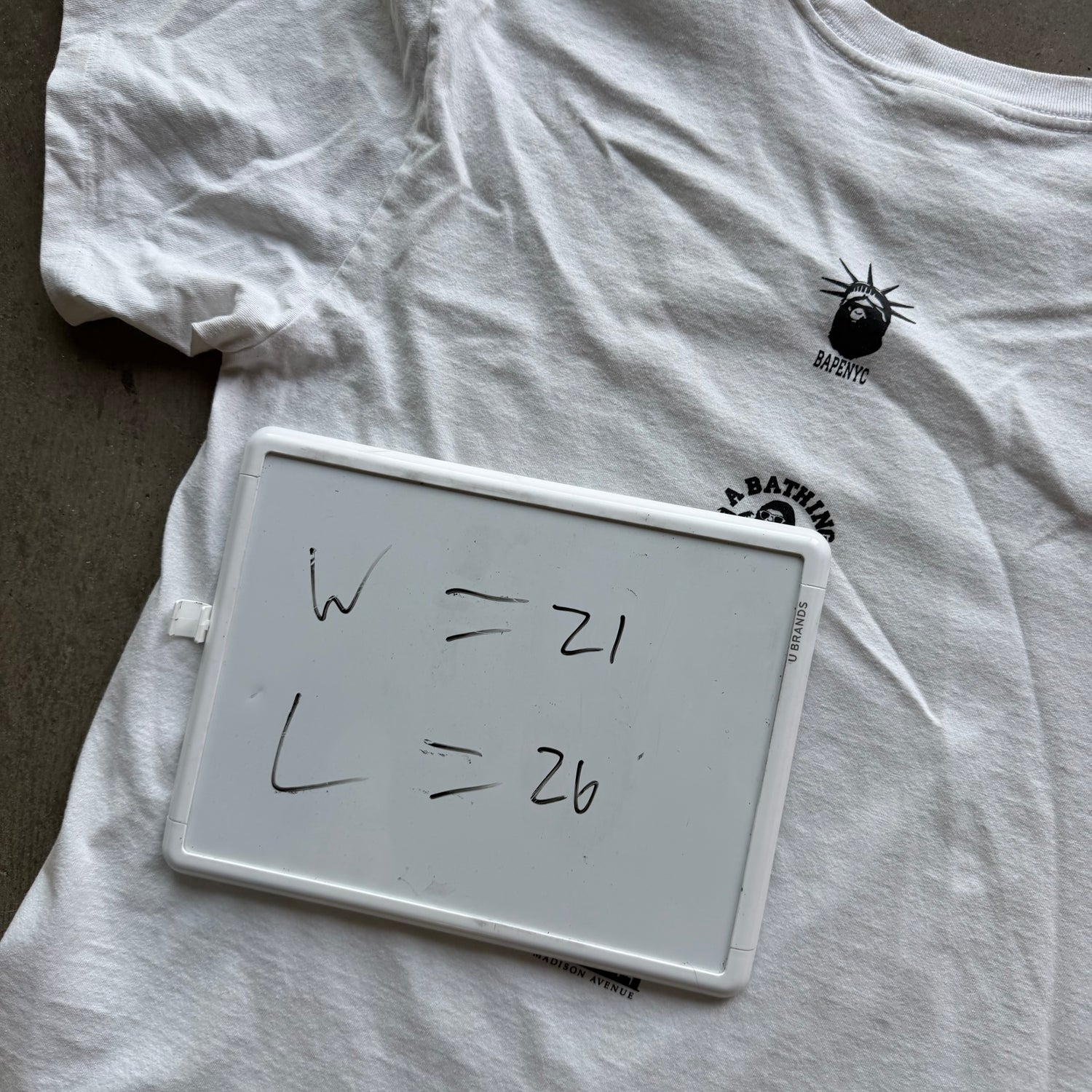 L Multicolor Bape Tee