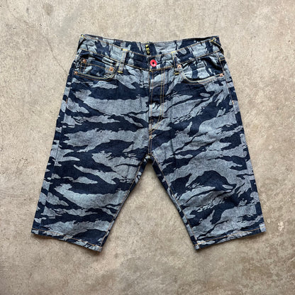 32w Camo Evisu Shorts