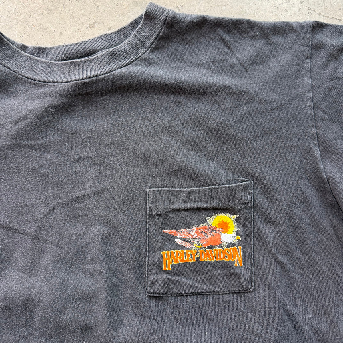 L 90s Harley Eagle Tee