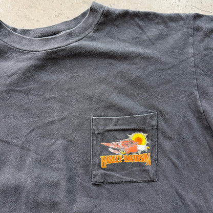 L 90s Harley Eagle Tee