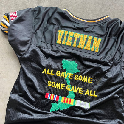 L Vietnam Veteran Football Jersey