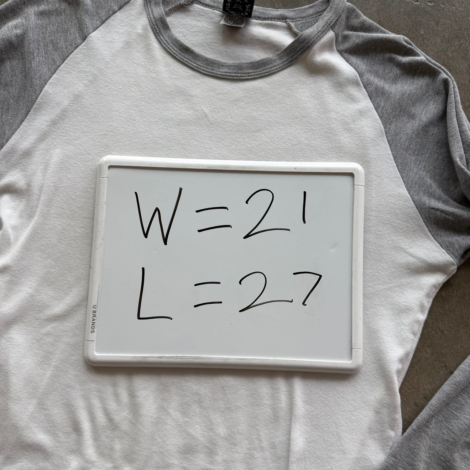 L Chrome Hearts Baseball Top White Gray