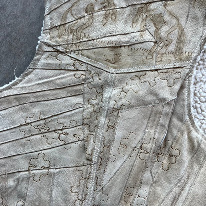 M 90s Suede Horse Vest