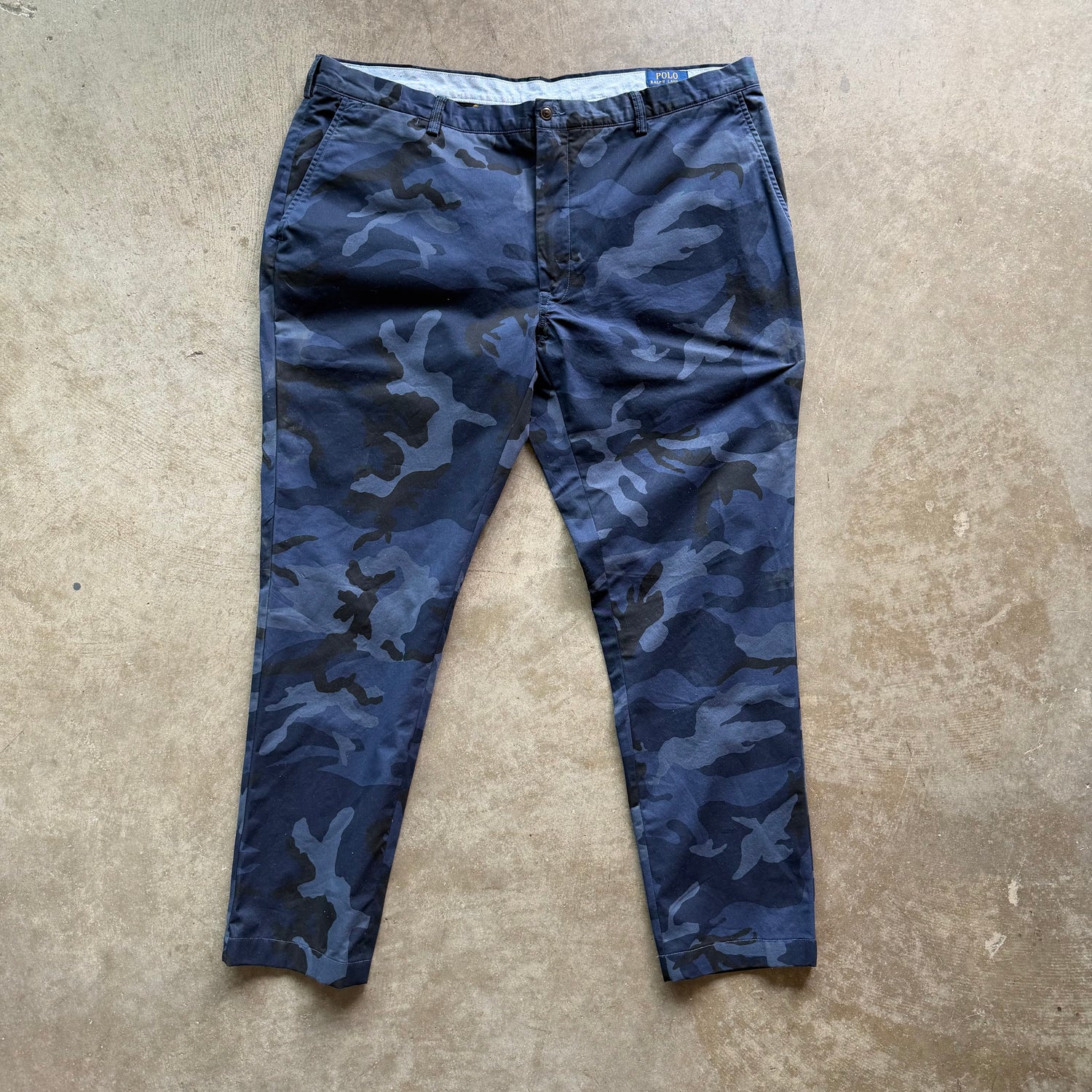 42x31 Blue Camo Polo Pants