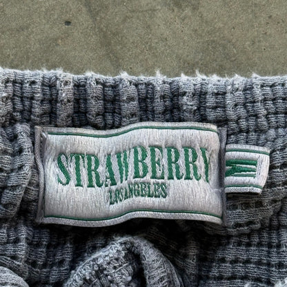 M Strawberry Waffle Knit Sweatpants