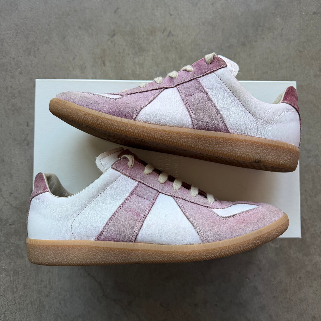 10 Used Margiela Replica Gat Custom Pink Dye