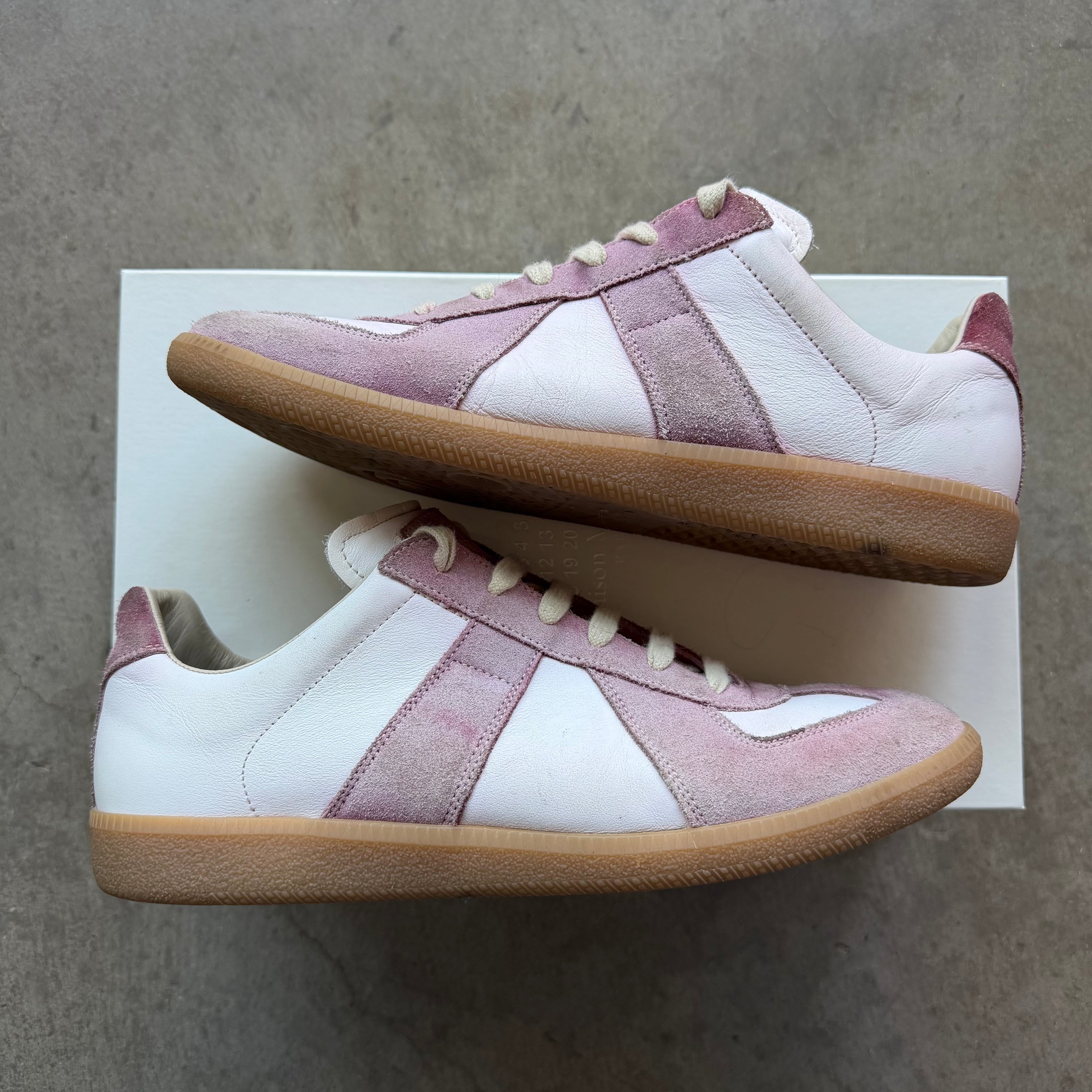10 Used Margiela Replica Gat Custom Pink Dye