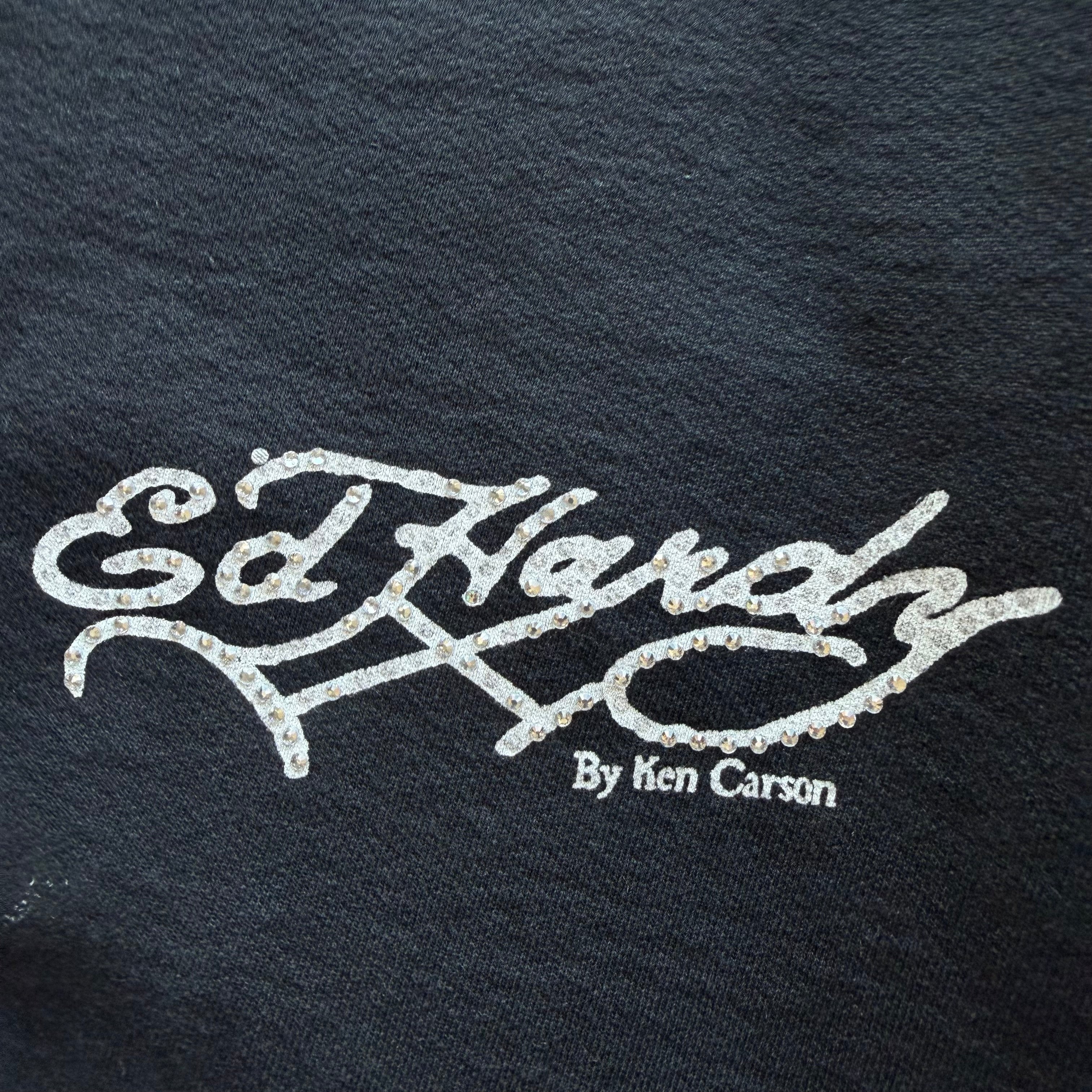 XL Ed Hardy Ken Carson Sequin Sweatpants